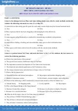 Đề thi giữa kì 1 Tiếng Anh 9 Global Success - Đề số 2
